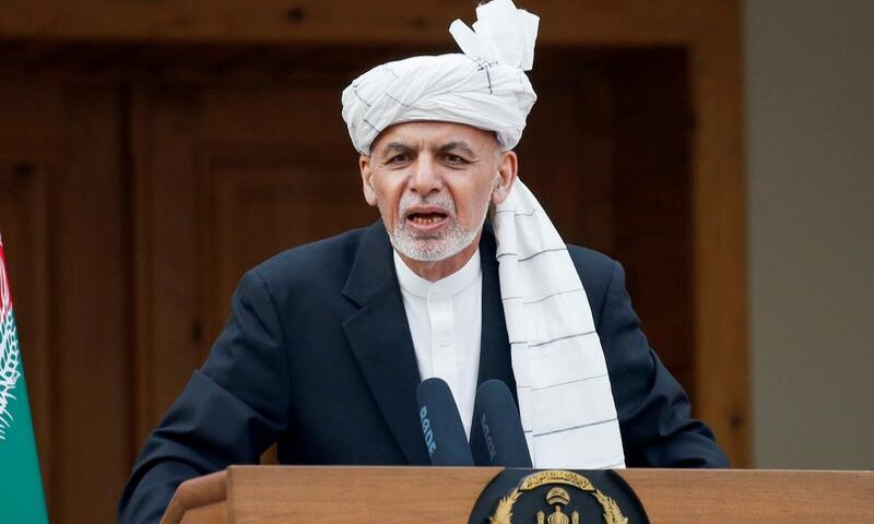 ادعای خنده دار رئیس جمهور فراری افغانستان