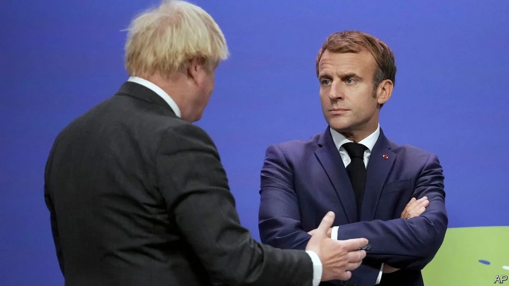 تنش  در روابط فرانسه و انگلیس