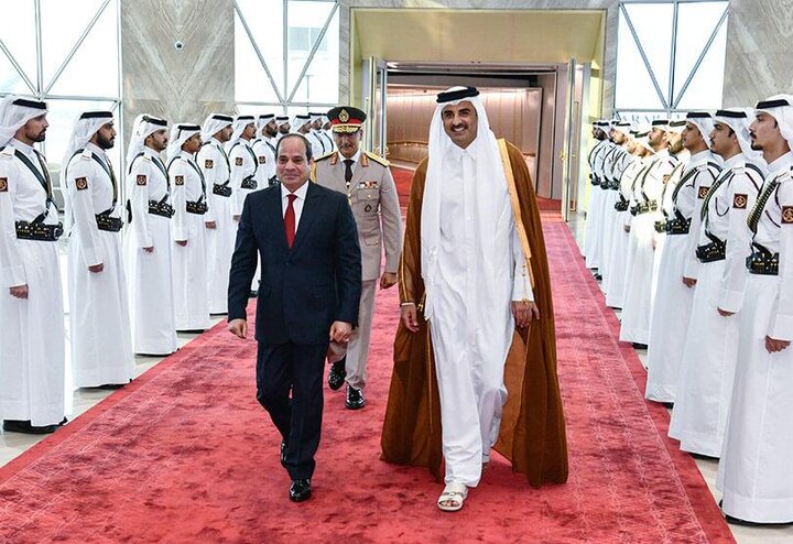 افزایش مبادلات تجاری قطر و مصر  افزایش مبادلات تجاری قطر و مصر