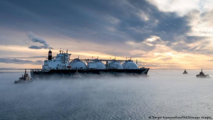 کشتی ها به اروپا گاز نمی فروشند