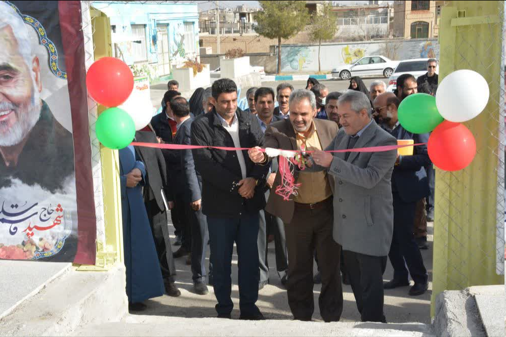 افتتاح چند طرح حوزه آموزش و پرورش و جهاد کشاورزی در شهربابک