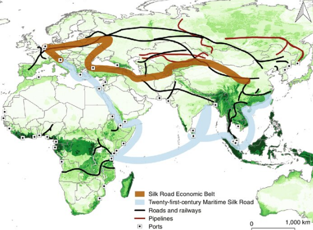 پنج مسیر پرتردد ترانزیت جهانی