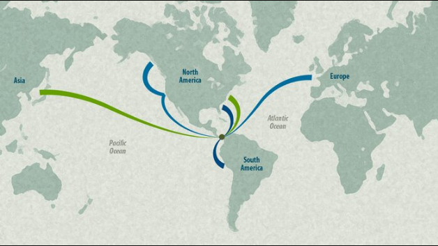 پنج مسیر پرتردد ترانزیت جهانی