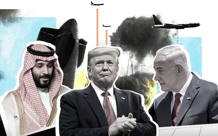 بازی محمد بن سلمان در جنگ اسرائیل علیه ایران بازی محمد بن سلمان در جنگ اسرائیل علیه ایران