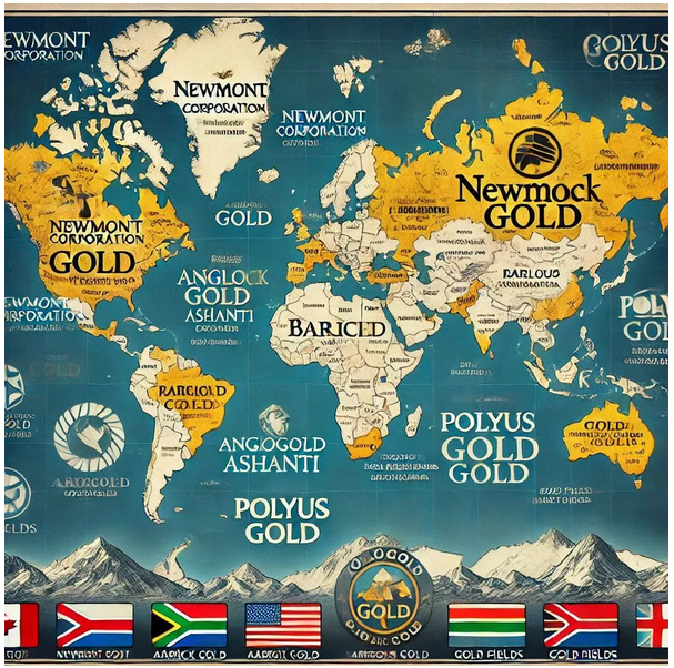 برترین شرکت های طلا : 5 شرکت بزرگ تولید و استخراج