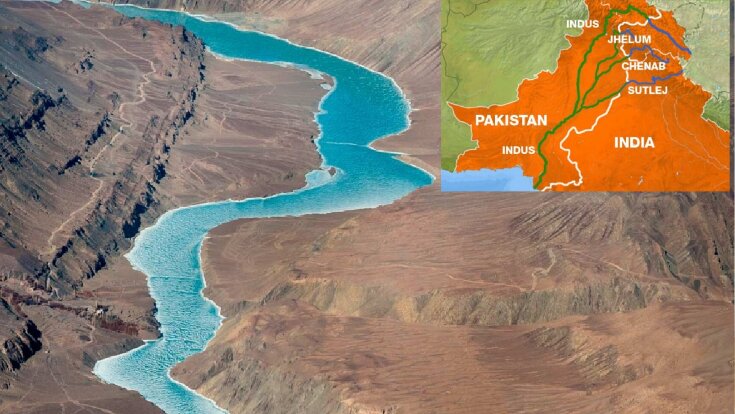 پس از شکست نظامی، هند جنگ آبی را آغاز کرد