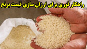 راهکار فوری برای ارزان سازی قیمت برنج