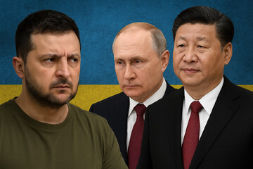 حمله همزمان زلنسکی به روسیه و چین