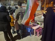 فعالیت گروه های جهادی ویژه کودکان در راهپیمایی های شبانه